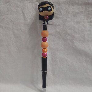 Funko Pop Mini-Violet Handmade Beaded Pen